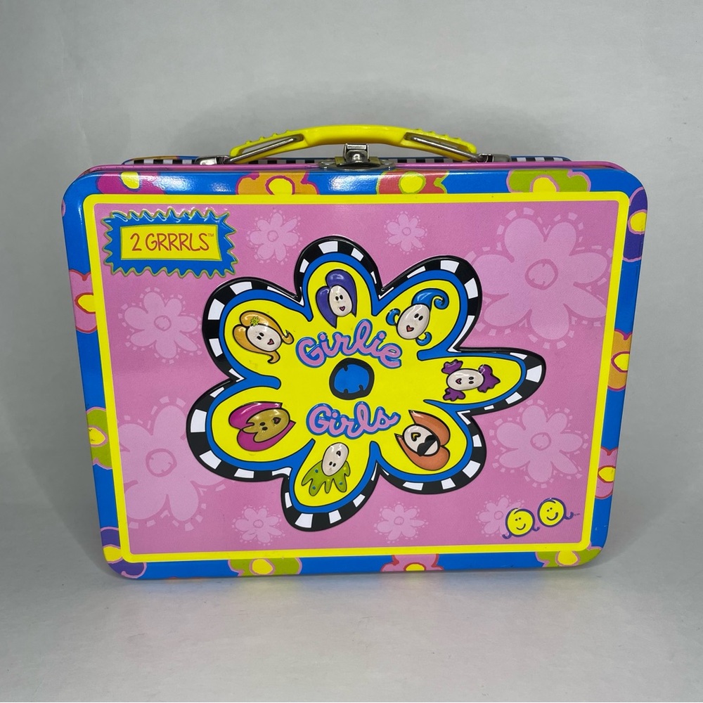 Rare 2 GRRRLS Metal Lunchbox Mary Meyer Rella Princess Looie Go Girlie Girls Y2K